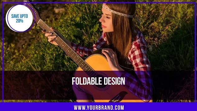 Facebook YouTube Style Product Showcase Musical Instruments